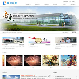 奇億云網站 精美大氣自適應網站模板